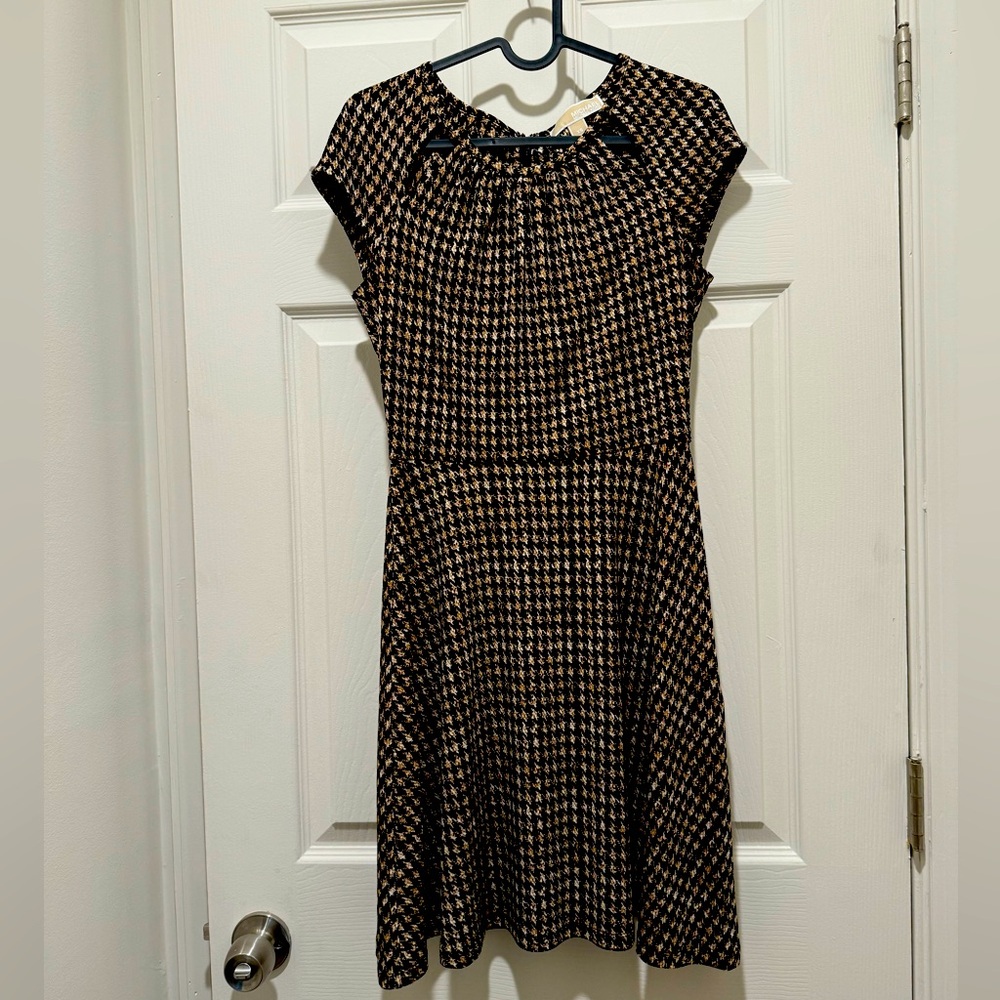 Fit and Flare Knee-Length Dress